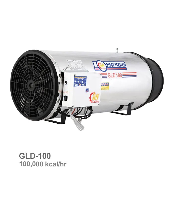 nirootahvie-heater-gld-100 جت هیتر گازی – گازوئیلی نیرو تهویه البرز مدل GLD-100 - تصویر 1