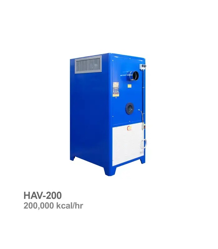 nirootahvie-heater-hav-200 کوره هوای گرم ایستاده نیرو تهویه البرز مدل HAV-200 - تصویر 1
