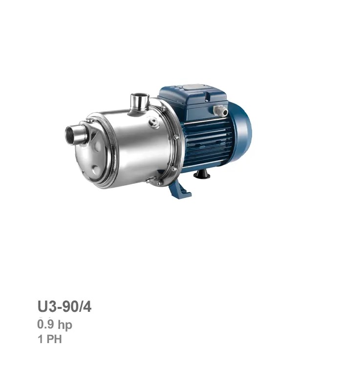 pentax-electro-pump-u3-90-4 الکتروپمپ طبقاتی افقی تکفاز پنتاکس مدل U3-90/4 - Image 1
