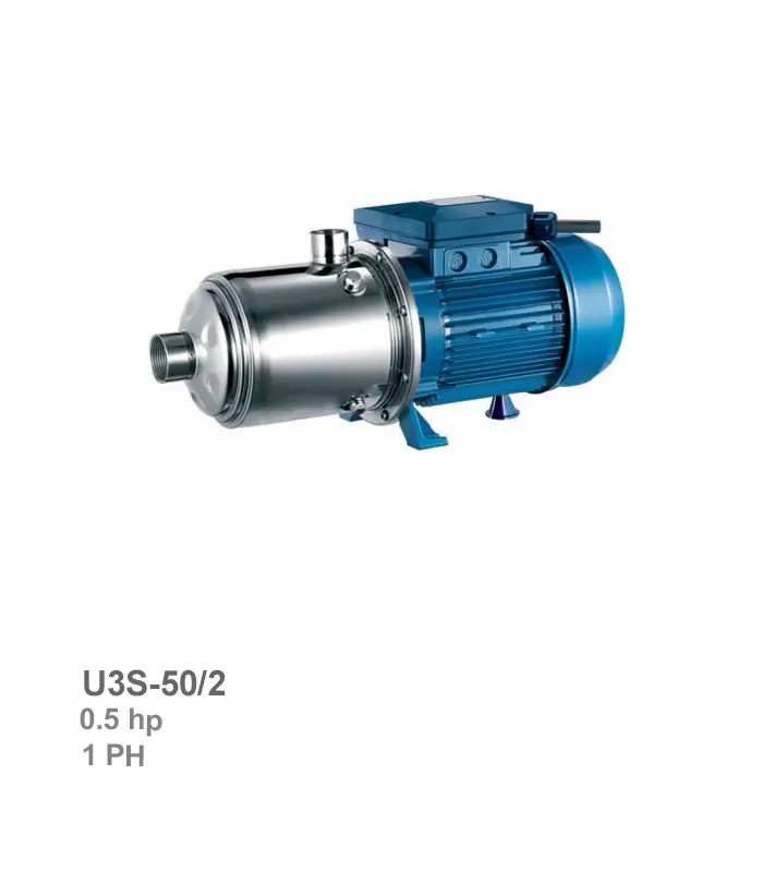 pentax-electro-pump-u3s-50-2 الکتروپمپ طبقاتی افقی تکفاز پنتاکس مدل U3S-50/2 - Image 1