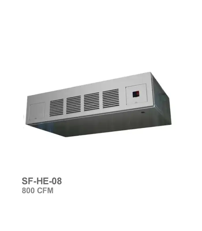 saravel-ceiling-fan-coil-sf-he-08 فنکویل سقفی با کابین ساراول مدل SF-HE-08 - تصویر 1
