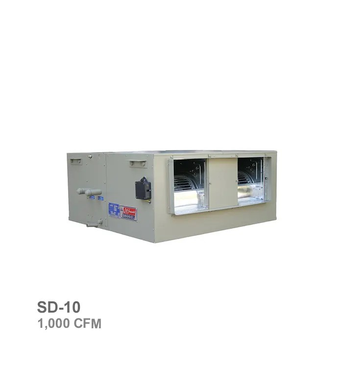 saravel-ducted-fan-coil-sd-10 فنکویل کانالی 4 ردیفه ساراول مدل SD-10 - Image 1