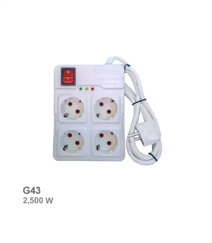 shokouh-power-protection-g43 محافظ برق چهار خانه شکوه مدل G43 - تصویر 1