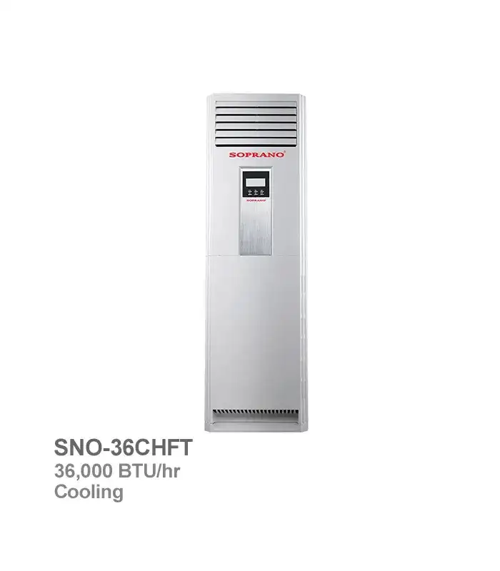 sporano-floor-standing-ac-sno-36chft کولر گازی سرد ایستاده حارهای سوپرانو مدل SNO-36CHFT - تصویر 1