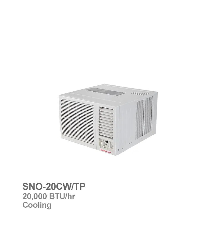 sporano-window-air-conditioner-sno-20cw-tp کولر گازی پنجره ای سوپرانو مدل SNO20CWTP - تصویر 1