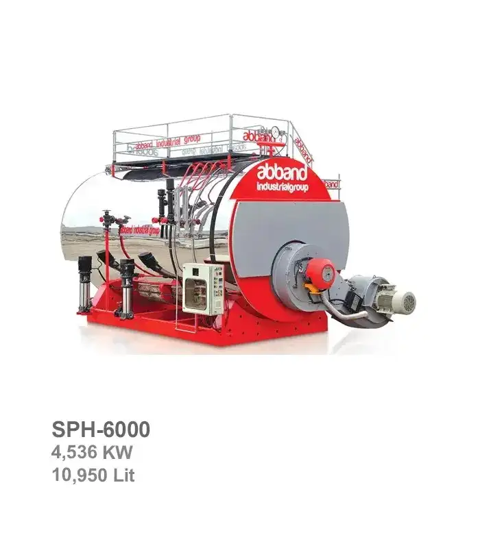 steam-boiler-abband-sph-6000 دیگ بخار تک کوره آب بند مدل SPH-6000 - تصویر 1
