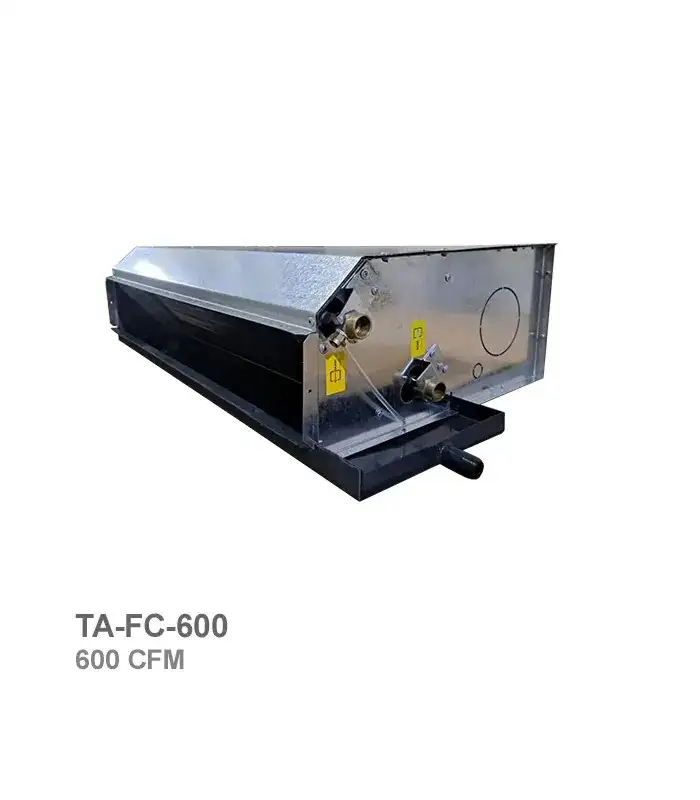 tahvieh-arya-ceiling-fan-coil-unit-600 فن کویل سقفی بدون کابین تهویه آریا مدل 600CFM - تصویر 1