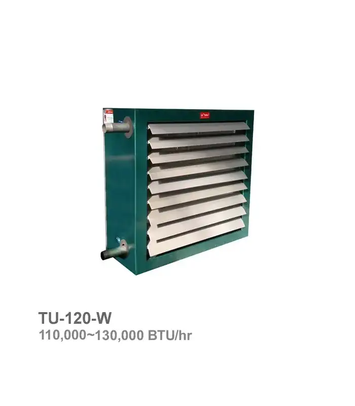 tahvieh-arya-hot-water-unit-heater-tu-120w یونیت هیتر آبگرم تهویه آریا مدل TU-120-W - تصویر 1