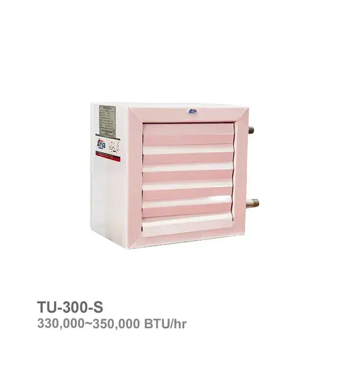 tahvieh-arya-steam-unit-heater-tu-300-s یونیت هیتر بخار تهویه آریا مدل TU-300-S - تصویر 1