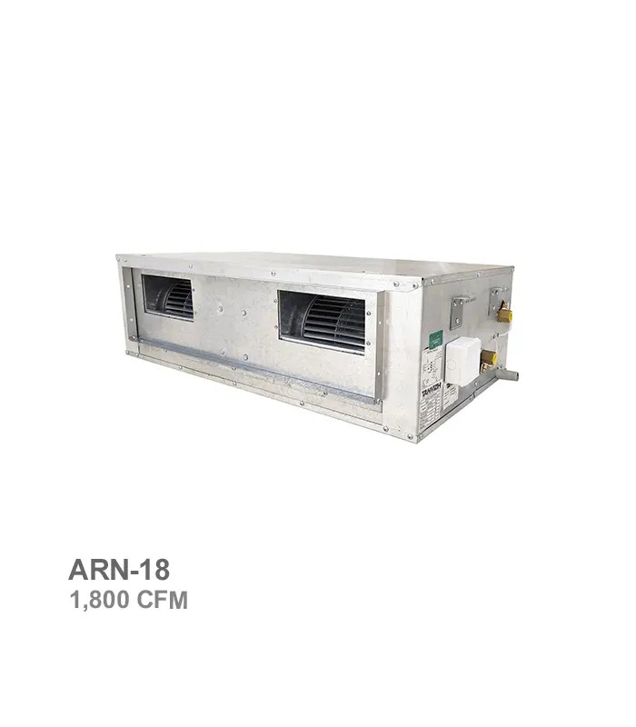 tahvieh-ducted-fan-coil-arn-18 فنکویل کانالی باریک تهویه مدل ARN-18 - Image 1