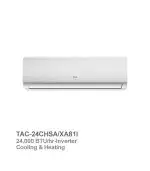 کولر گازی اینورتر تی سی ال مدل TAC-24CHSA/XA81I