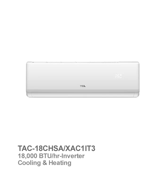 tcl-rotaryt3-inverter-ac-tac-18chsa-xac1it3 کولر گازی اینورتر حارهای تی سی ال مدل TAC-18CHSA/XAC1IT3 - Image 1