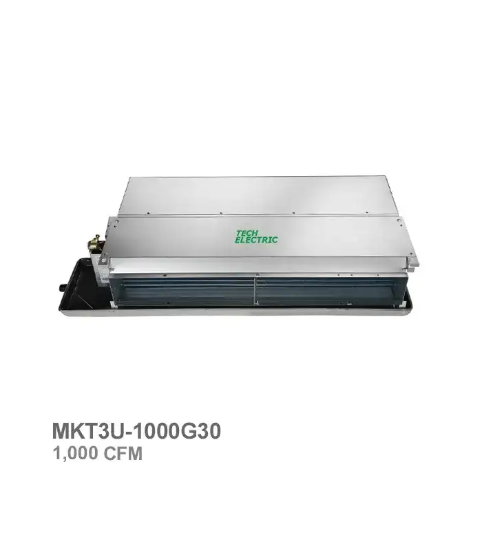 techelectric-ceiling-fan-coil-mkt3u-1000g30 فن کویل سقفی توکار تک الکتریک سری U مدل MKT3U-1000G30 - تصویر 1