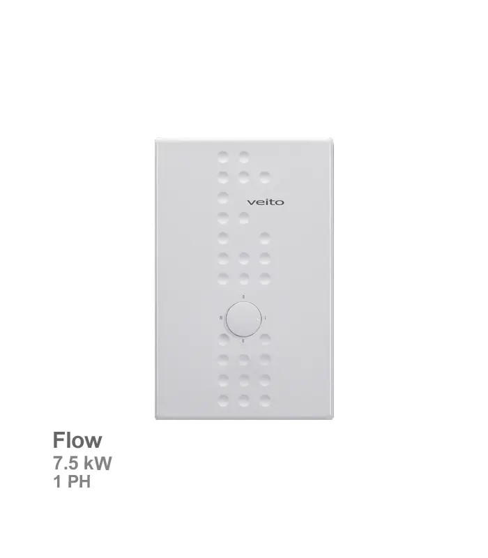 veito-water-heater-flow آبگرمکن برقی تکفاز ویتو مدل فلو (Flow) - Image 1